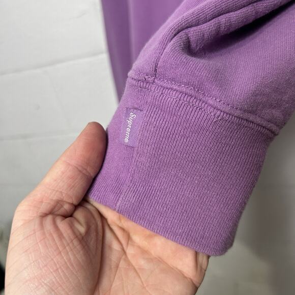Supreme Box Logo Drawcord Hooded Sweatshirt “Purple” FW23 - Picture 7 of 11